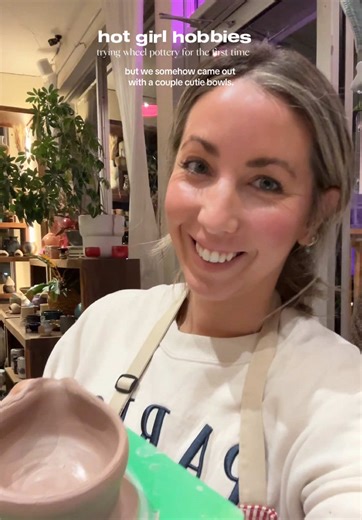 But why was pottery so difficult 🥲 I really wanted this to become a fun little hyper fixation hobby but centering the clay took me out. I’ll stick to polymer clay from now on! We took class at Nashville Pottery & they were fantastic if you’re in the area and want to try it out ✨ #potterytiktok #potterywheel #lifeinyour30s #newhobby #nashvilletn