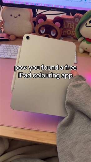 pov you just found a cozy free colouring app #adultcoloringbook #ipad #ipadgames #ipadcoloring #digitalcoloring