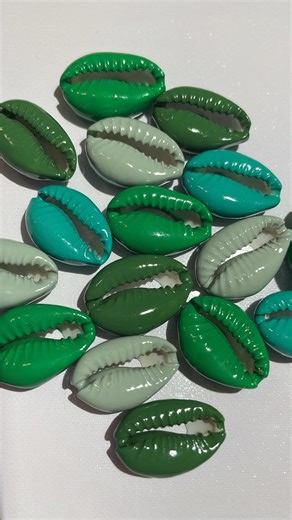 Kaurimuscheln Für Die Schmuckherstellung Grüntöne - Etsy