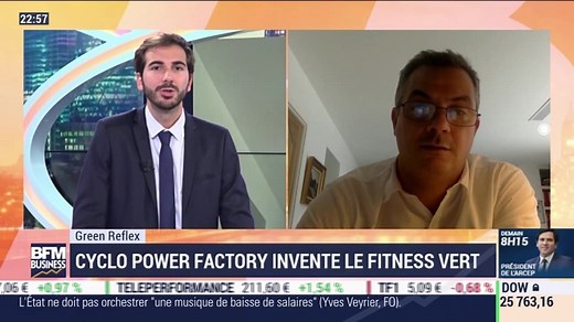 Green Reflex: Cyclo Power Factory invente le fitness vert - 15/06