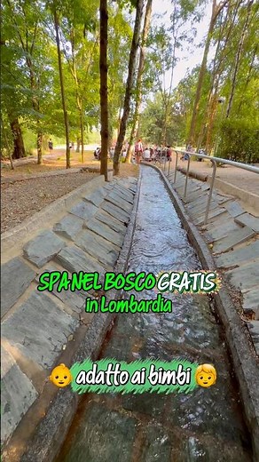 Free forest spa in Lombardy