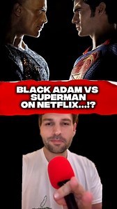 Black Adam Vs Superman on Netflix…?! Come on… Could that really happen…? #movienews #netflix #dwaynejohnson #henrycavill #superman #blackadam | Small Screen