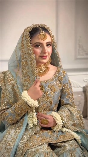 Nikah bridal look❤️#bridaldresses #fashion #trending #bridalmakeup #bridaljewellery #ytshorts #viral