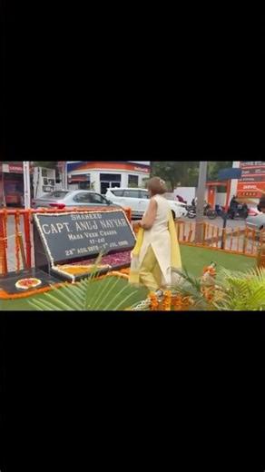 Veer Mata of Captain Anuj Nayyar at her petrol pump in Delhi