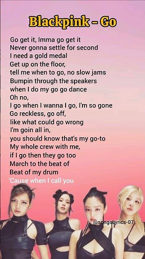 Blackpink "GO" (part-2) #shortfeed #blackpink #song #go #jennie #lisa #jisoo #rose #trending