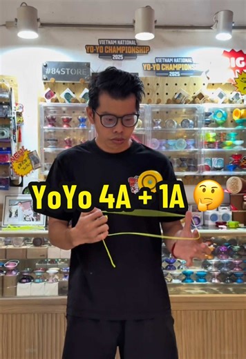 Chỉ với một thao tác nhỏ thì bạn đã có thể chuyển đổi từ loại YoYo 4A sang 1A và ngược lại. Quá đa dạng để trải nghiệm chỉ trên một loại YoYo. #84store #84yoyo #yoyo