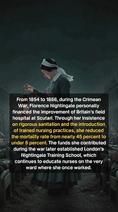 When Florence Nightingale arrived at Scutari in October 1854 with thirty-eight volunteer nurses, she was appalled by the squalor of the barracks hospital. She imposed strict hygiene measures—hand-washing, improved ventilation, and careful record-keeping—that swiftly drove infection rates down to a fraction of their former levels. Her habit of walking the wards by lamplight each night won her the lasting devotion of soldiers, who called her “the Lady with the Lamp.” After the war, a grateful publ