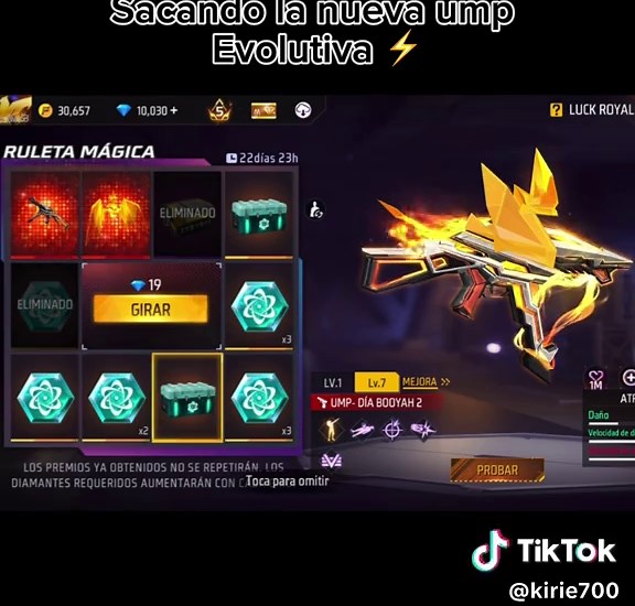 Saca la UMP Evolutiva en Free Fire: Guía y Trucos