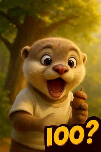 🌰💥 Tiny Acorn… HUGE Explosion?! | Cute Otter’s Wild Forest Surprise! 🦦🌳