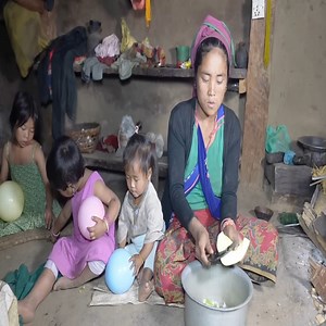32K views · 650 reactions | Playing a toy by children Village life Primitive technology Traditional life - Villager Lifestyle | Village Cooking | Facebook