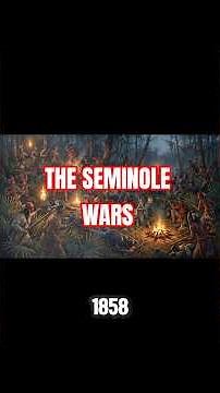 THE SEMINOLE WARS #history #floridahistory