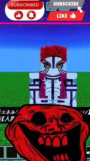 THE‼️BEST🔥Akaza❄️ vs Tanjiro🔥DEMON‼️SLAYER🔥ADDON MOD💯FOR MINECRAFT 1.21.100💯🔥‼️ #minecraft #shorts