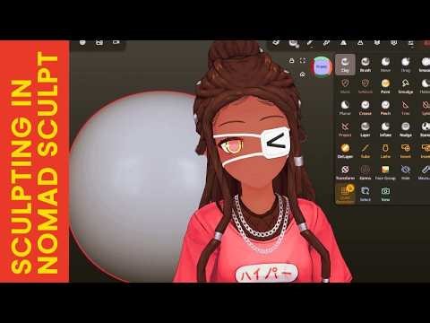 Nomad Sculpt Live Stream: Happy Little Sculpting Accidents? IV