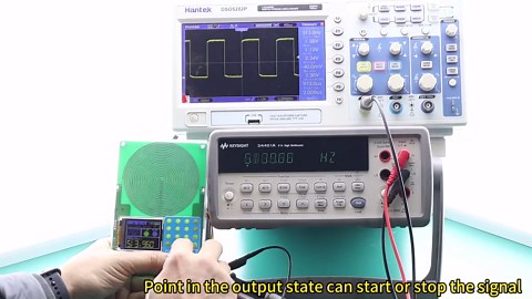 Frequency Generator for Healing (0.001Hz-200KHz), 7.83Hz Adjustable Schumann Resonance Generator with Acrylic Case and Color LCD Display, Multiple Waveforms Frequency Healing Device USB Powered