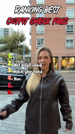 Ranking best outfit check fails #outfit #funny #tiktok #fails #ranked #shorts