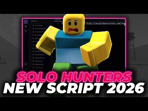 Solo Hunters Script | Roblox Solo Hunters Script | Auto Farm, Kill Aura, INF STATS + More!