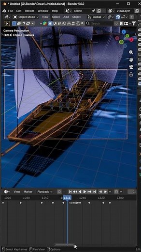 Blender Timeline Zoom Trick You Didn’t Know 🔥#blender #blendertips