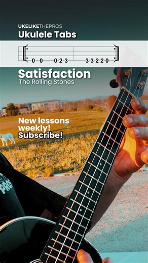 Satisfaction Ukulele TAB (Rolling Stones Intro on Tenor)