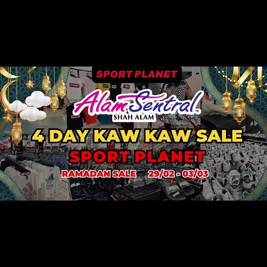 Sports Planet Shah Alam Event at Plaza Alam Sentral