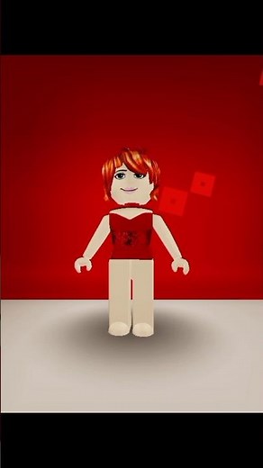 0 Robux outfit ideas! For Avatar Red Dress Girl || #roblox #outfitideasroblox #reddressgirl