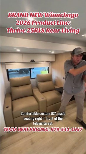 BRAND NEW 2026 PRODUCT LINE From Winnebago: Thrive 25RLS Rear Living Travel Trailer!