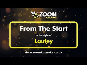 Laufey - From The Start (Karaoke Version) with Lyrics On Screen