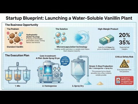 Vanillin Manufacturing Plant | Cost, Process & Profit