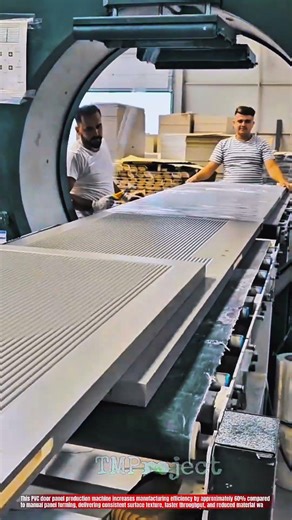 Innovative PVC Door Panel Production Machine : Best Uniform Surface Forming