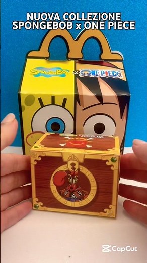 Nuova Collezione SPONGEBOB x ONE PIECE Happy Meal MC DONALD’S 2026 #unboxing