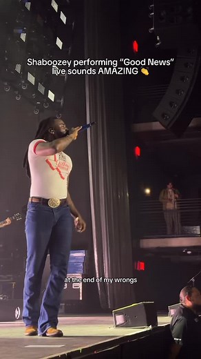 Good News in Houston 🎤 #shaboozey #countrymusic #goodnews #concert #livemusic | Everything Shaboozey