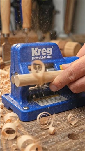 This Kreg Tool Turns Square Wood Into PERFECT Dowels! 🤯 #tools #woodworking
