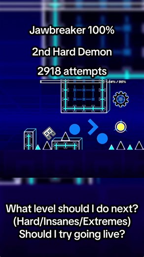 overreacted but Im glad I dont gotta play this no more ggs #geometrydash #gd #gaming #fyp
