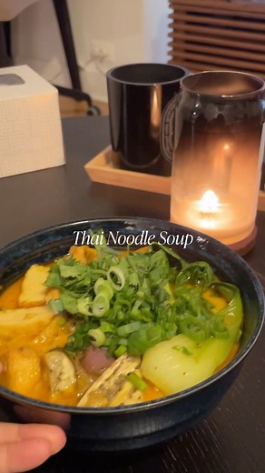 Bea Therese on Instagram: "Why you should make this easy version of khao soi 😌: 1. time to empty the fridge 2. it’s wednesday 3. you want to eat something yummy #mealprep #asiandinner #weeknightdinner"