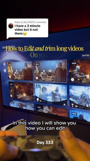 How to Trim and Edit Videos on PS5