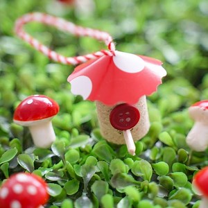 Miniature Wine Cork Fairy House Garden Decoration