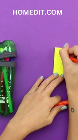 DIY: Plastic Bottle to Zipper Pencil Case #plasticbottle #recycle