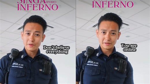 Singapore Police's Anti-Romance scam video gets viral, all thanks to the police officer's good looks