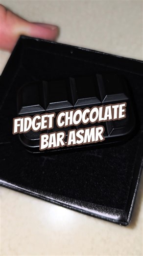 Fidget Chocolate Bar ASMR #shortsviral #youtubeshorts #asmr #satisfying #fidget