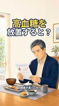 血糖値が高いまま続くと？知らないうちに起こる5つの影響