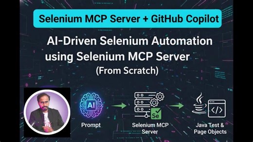 Agentic AI: Selenium MCP Server Test Automation - Lesson 01 | Selenium Automation from Scratch | Ravikanth Edamakanti