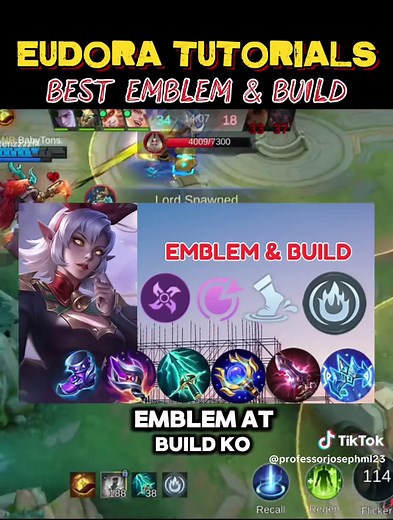 Eudora Best Build and Emblem Guide in MLBB