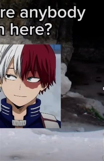 Todoroki is scared of a demon #anime ￼