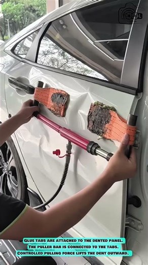 Car Dent Puller Tool: Glue Pulling System for Paintless Dent Repair #innovationtools