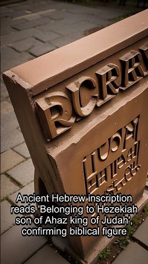 King Hezekiah's Royal Seal Found: The Biblical Archaeology Discovery