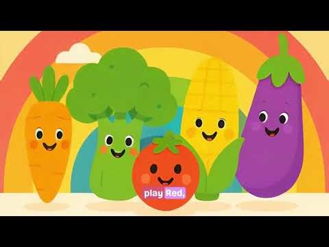Yummy Veggie Colors 🥕🥦 Learn Colors & Vegetables for Kids