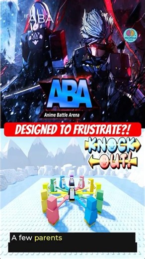 Roblox Games Are Built to Frustrate Kids #roblox #shorts #ABAroblox #knockout