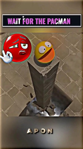 😨 Pacman Faces Death 🥶– Friends Rush to Save Him! #shorts #tricks #magic #pac-man #pacman #games