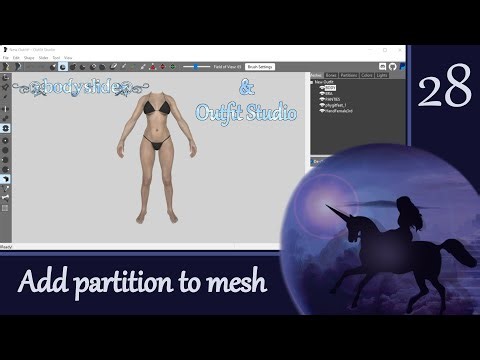 Outfit Studio 28: Add Partitions to Mesh