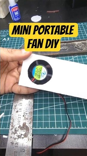 Making a Rechargeable Fan at Home #shorts #diy #electronics #project