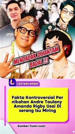 Andre Taulany dan Amanda Rigby: pernikahan 20 September 2026